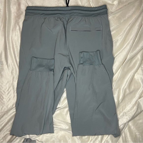 Men’s pudolla running joggers size large blue/gray loose fit like new - Picture 2 of 5